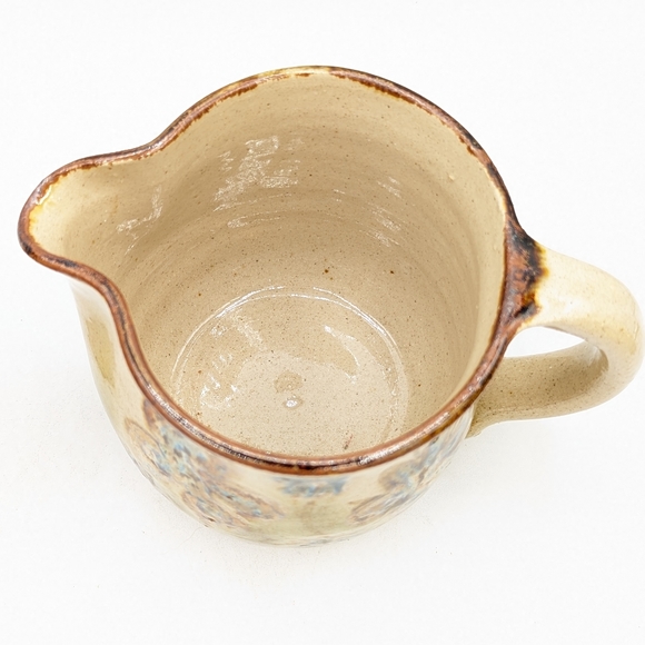 Janet Resnick Pottery Pitcher and Cup in the Wildflower pattern - Picture 8 of 13